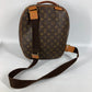 LOUIS VUITTON Shoulder Bag M51132 Monogram canvas Brown Monogram Pack all Women Used Authentic