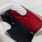 FENDI Coin case 7M0330 leather Beige type Fragment case Wallet logo