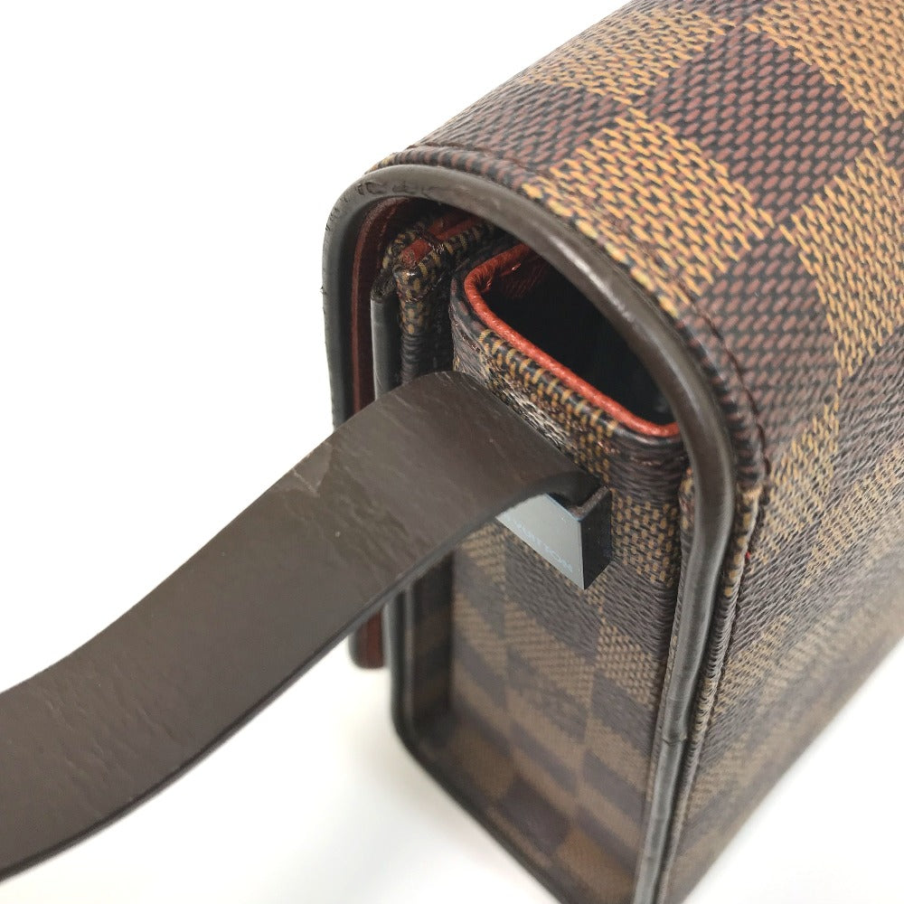 LOUIS VUITTON Shoulder Bag N51160 Damier canvas Brown Damier Tribeca Ron Women Used Authentic