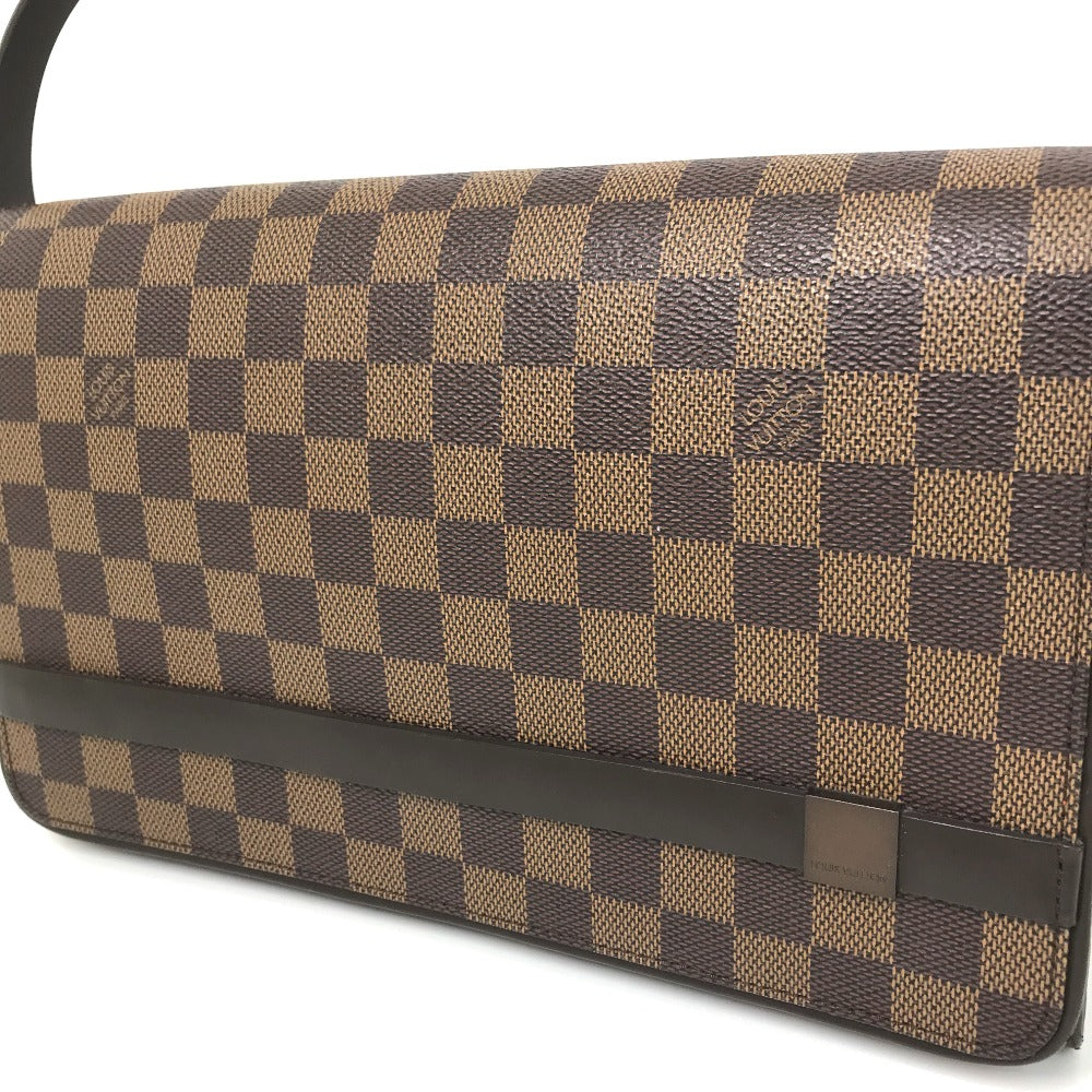 LOUIS VUITTON Shoulder Bag N51160 Damier canvas Brown Damier Tribeca Ron Women Used Authentic