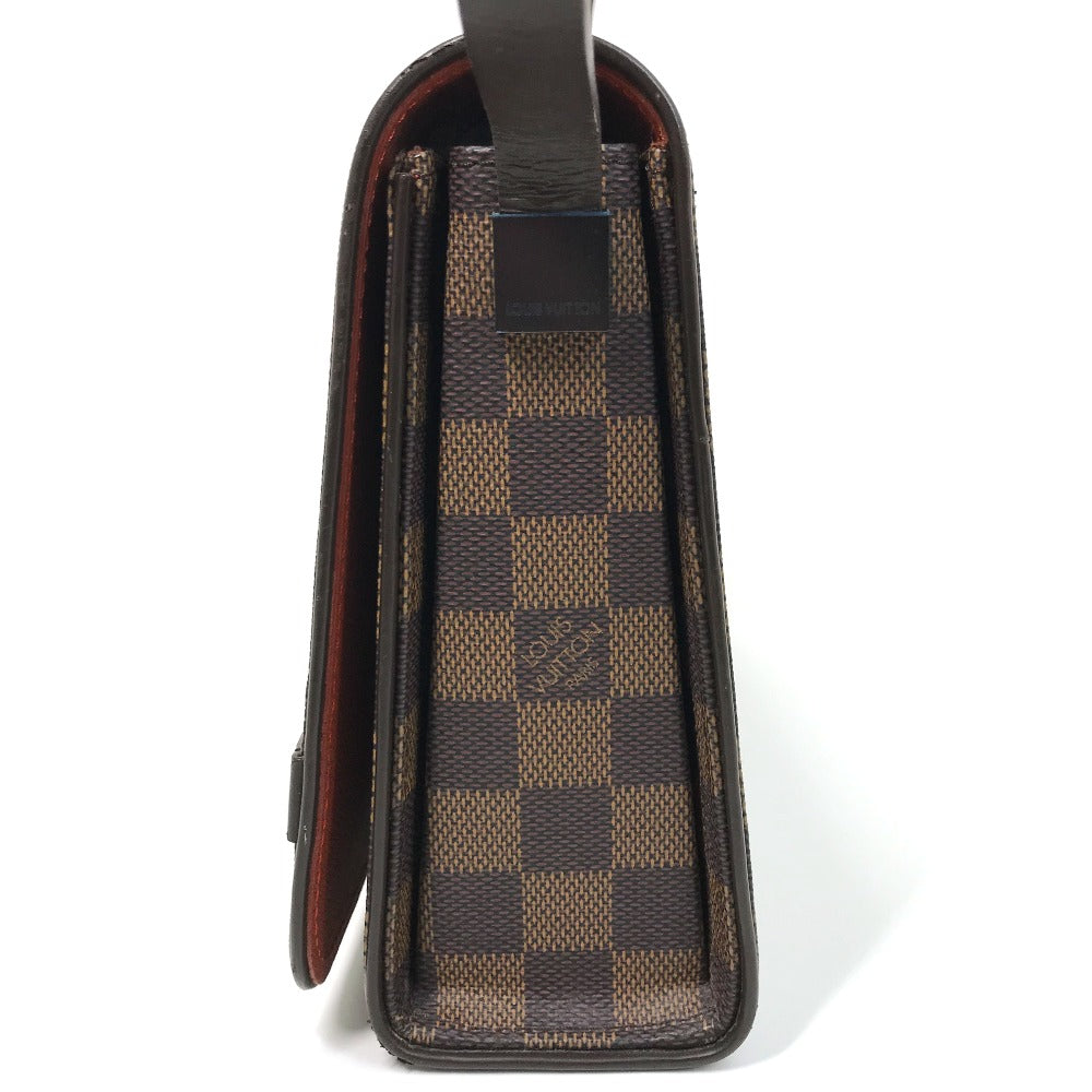 LOUIS VUITTON Shoulder Bag N51160 Damier canvas Brown Damier Tribeca Ron Women Used Authentic