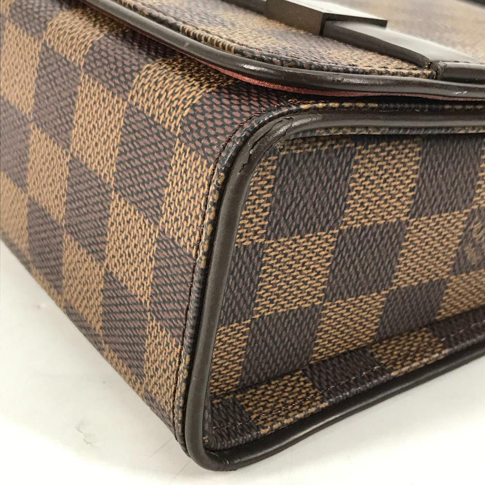 LOUIS VUITTON Shoulder Bag N51160 Damier canvas Brown Damier Tribeca Ron Women Used Authentic