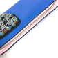 Dior Long Wallet Purse leather blue Long wallet Bijou rhinestone
