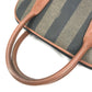 FENDI Handbag PVC / Leather Brown x khaki Alma type Pecan