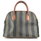 FENDI Handbag PVC / Leather Brown x khaki Alma type Pecan