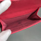 CHANEL Trifold wallet Caviar skin pink quilting CC COCO Mark Matelasse Women Used Authentic