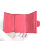 CHANEL Trifold wallet Caviar skin pink quilting CC COCO Mark Matelasse Women Used Authentic