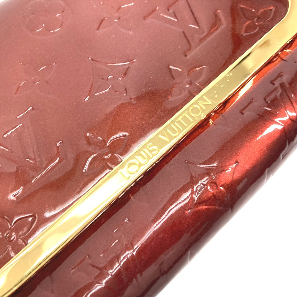 LOUIS VUITTON Clutch bag M91547 Monogram Vernis purple Monogram Vernis Rossmore PM Women Used Authentic