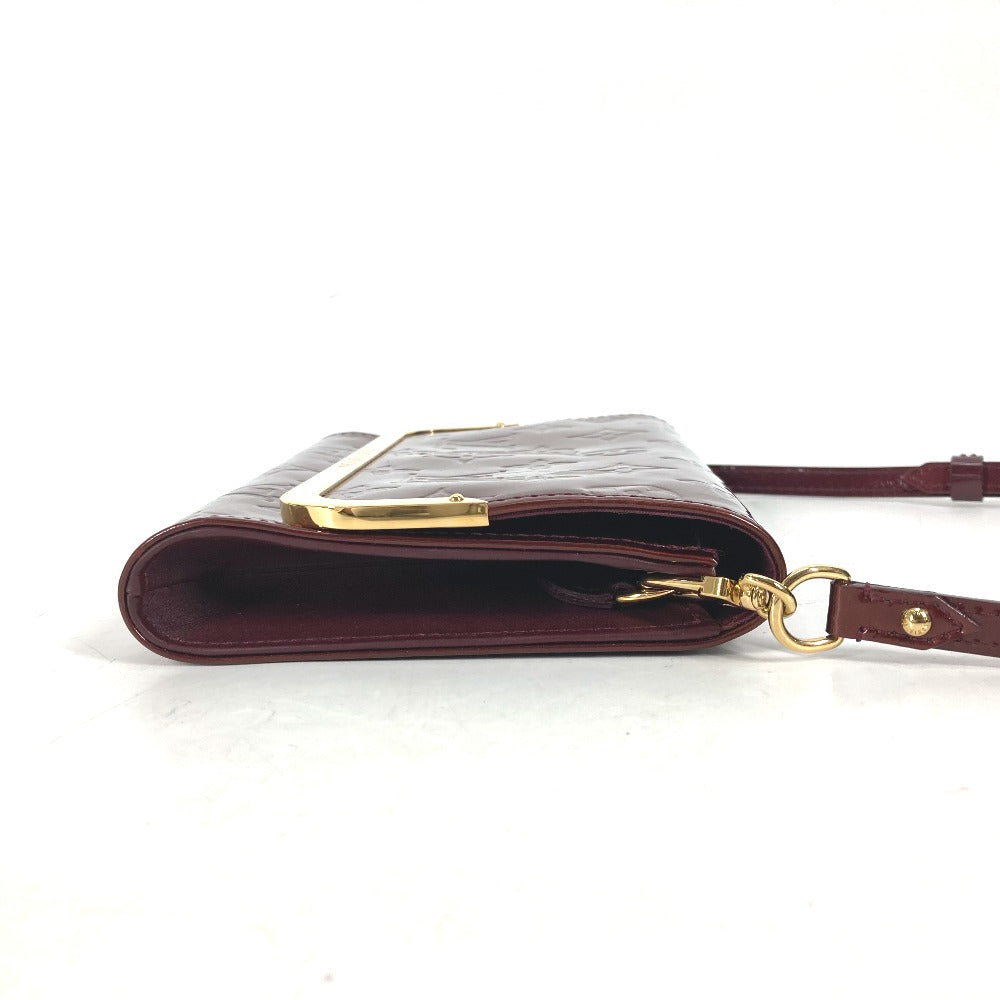 LOUIS VUITTON Clutch bag M91547 Monogram Vernis purple Monogram Vernis Rossmore PM Women Used Authentic