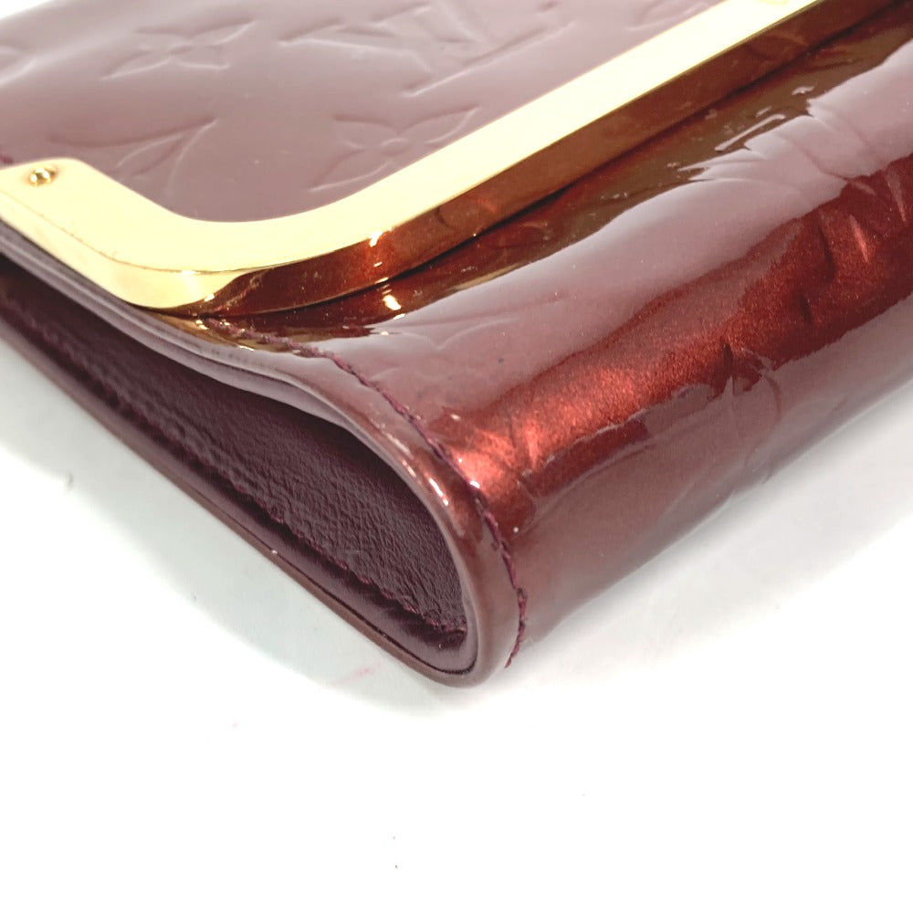 LOUIS VUITTON Clutch bag M91547 Monogram Vernis purple Monogram Vernis Rossmore PM Women Used Authentic