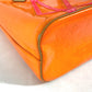 LOUIS VUITTON Shoulder Bag M91935 Monogram Vernis Canvas Orange Monogram Vernis Fluo Houston Women Used Authentic