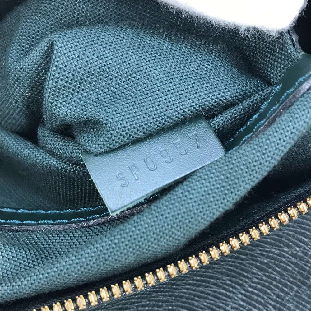 LOUIS VUITTON Shoulder Bag M30154 Taiga Leather green Taiga Reporter PM mens Used Authentic