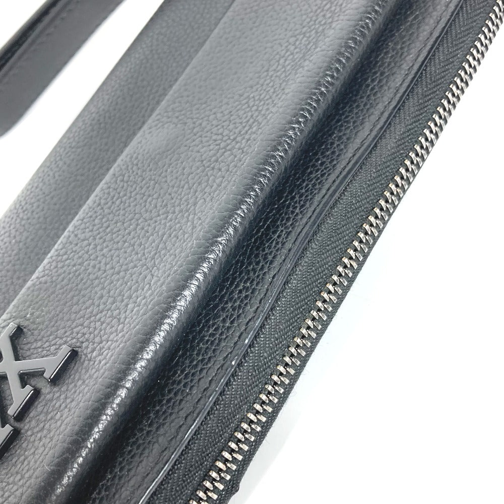 LOUIS VUITTON Long Wallet Purse M69831 Grain leather black Aerogram Zippy wallet mens Used Authentic