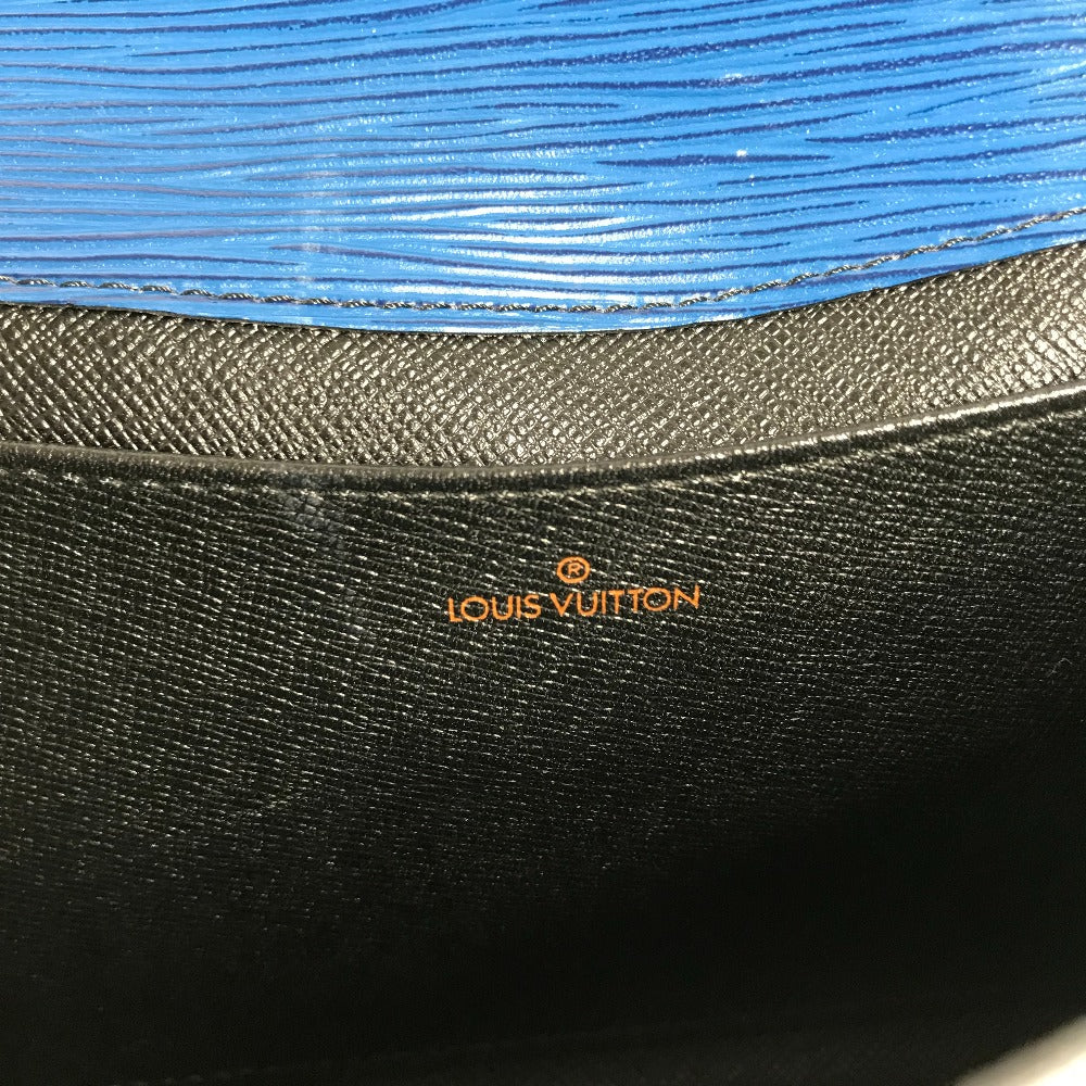 LOUIS VUITTON Clutch bag M52635 Epi Leather blue Epi Art deco Women Used Authentic