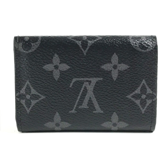 LOUIS VUITTON Trifold wallet M67630 Monogram Eclipse Canvas black Monogram Eclipse Discovery Compact