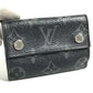 LOUIS VUITTON Trifold wallet M67630 Monogram Eclipse Canvas black Monogram Eclipse Discovery Compact