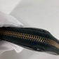 GUCCI Long Wallet Purse 496317 leather black logo mens Used Authentic