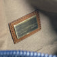 FENDI Sling bag Leather / canvas blue Denim Rainbow logo FF Women Used Authentic