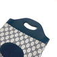 GUCCI Handbag PVC / Leather Navy Old Gucci GG plus Women Used Authentic