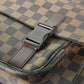 LOUIS VUITTON Shoulder Bag N51125 Damier canvas Brown Damier Messenger Melwil Women Used Authentic
