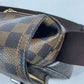 LOUIS VUITTON Shoulder Bag N51125 Damier canvas Brown Damier Messenger Melwil Women Used Authentic