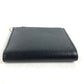 GUCCI Folded wallet 760223 leather black Double G Long Wallet Women Used Authentic