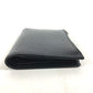 GUCCI Folded wallet 760223 leather black Double G Long Wallet Women Used Authentic
