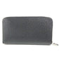 LOUIS VUITTON Long Wallet Purse M30056 Taiga Leather black Taiga Zippy Organizer NM mens Used Authentic
