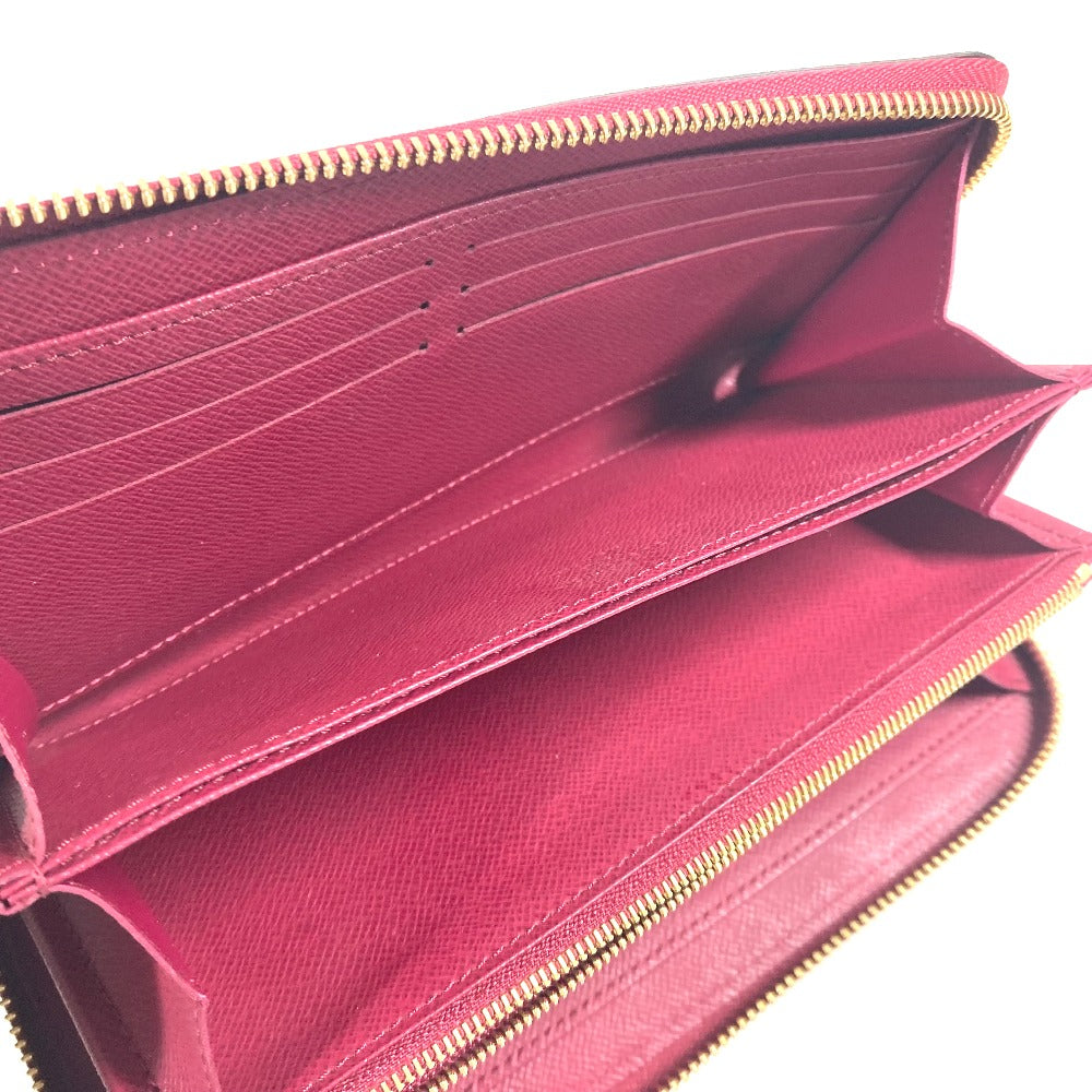 LOUIS VUITTON Long Wallet Purse M62256 Monogram canvas Brown Monogrammed with tassel Zippy wallet Women Used Authentic