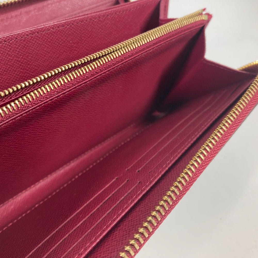 LOUIS VUITTON Long Wallet Purse M62256 Monogram canvas Brown Monogrammed with tassel Zippy wallet Women Used Authentic