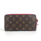 LOUIS VUITTON Long Wallet Purse M62256 Monogram canvas Brown Monogrammed with tassel Zippy wallet Women Used Authentic