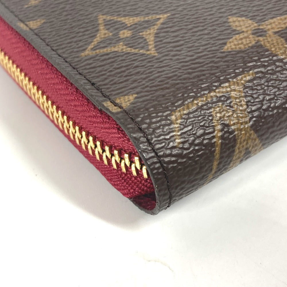 LOUIS VUITTON Long Wallet Purse M62256 Monogram canvas Brown Monogrammed with tassel Zippy wallet Women Used Authentic