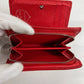 LOUIS VUITTON Folded wallet M82103  leather Red Kusama Yayoi Collaboration LVxYK Portefeuille Claire Women Used Authentic