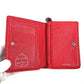 LOUIS VUITTON Folded wallet M82103  leather Red Kusama Yayoi Collaboration LVxYK Portefeuille Claire Women Used Authentic