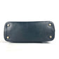 CELINE Shoulder Bag leather black Total logo Women Used Authentic