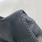 FENDI Shoulder Bag leather black vintage Celeria Women Used Authentic