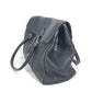 FENDI Shoulder Bag leather black vintage Celeria Women Used Authentic