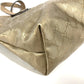 GUCCI Shoulder Bag 211138 PVC/Leather, GG Imprime gold GG Implication mens Used Authentic