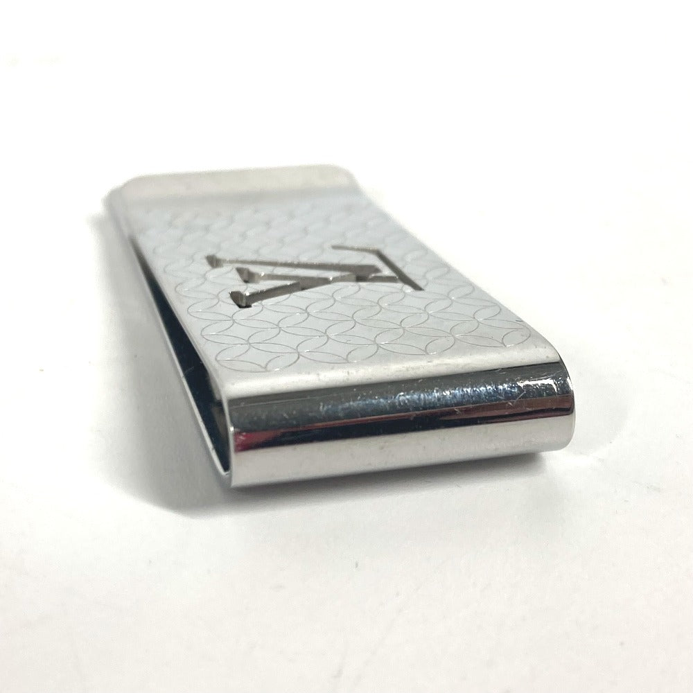 LOUIS VUITTON Money clip M65041 metal Silver building clip champs elyses mens Used Authentic