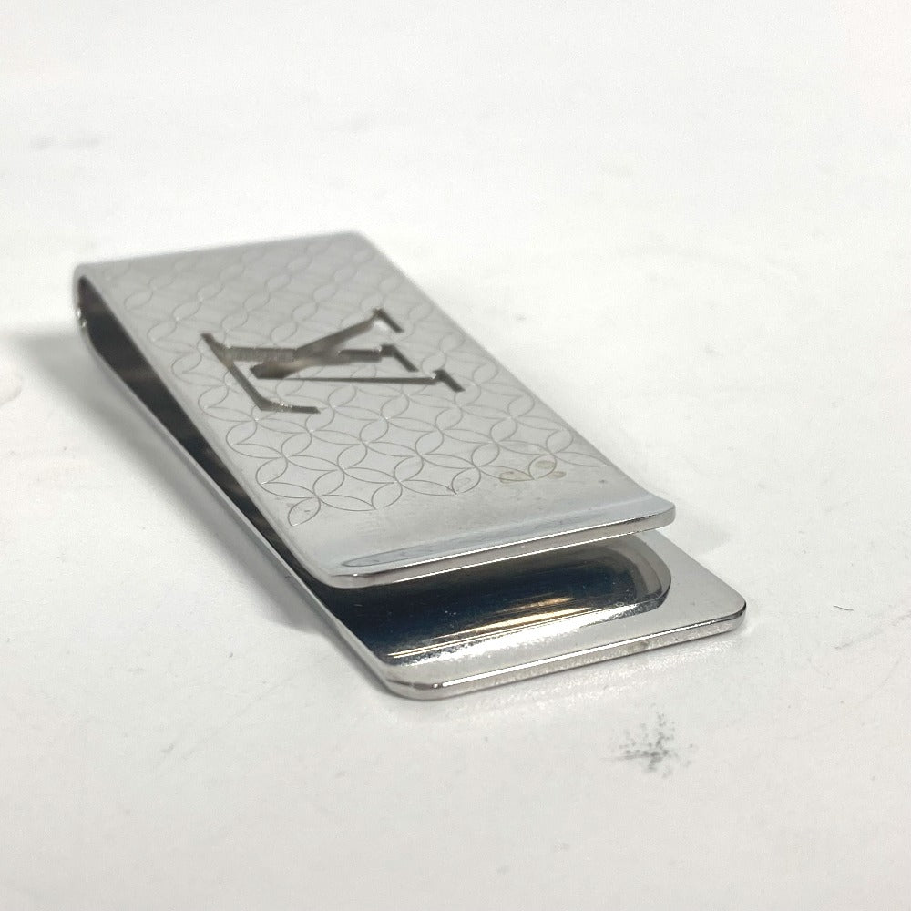 LOUIS VUITTON Money clip M65041 metal Silver building clip champs elyses mens Used Authentic