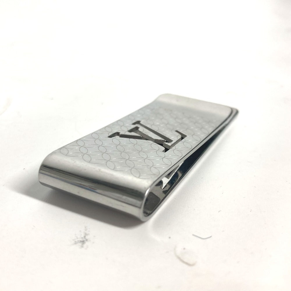 LOUIS VUITTON Money clip M65041 metal Silver building clip champs elyses mens Used Authentic