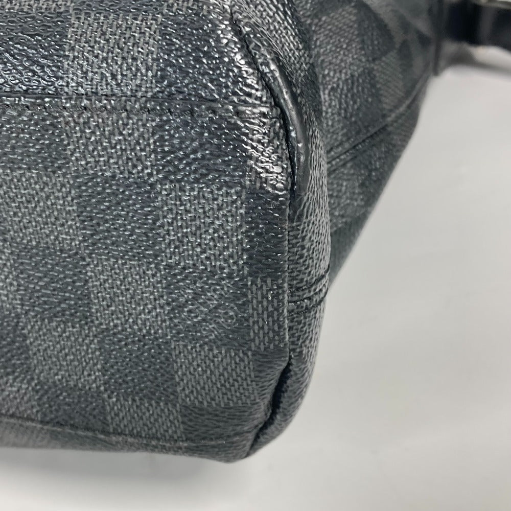 LOUIS VUITTON Shoulder Bag N41106 Damier Grafitto Canvas black Damier Grafitte Mick MM mens Used Authentic