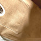 FENDI Shoulder Bag 8BN167 Roman leather white Horse Selleria logo Women Used Authentic
