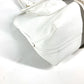 FENDI Shoulder Bag 8BN167 Roman leather white Horse Selleria logo Women Used Authentic