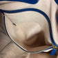 GUCCI Handbag 428226 Sima leather blue Signature Guccisima GG mens Used Authentic