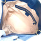 GUCCI Handbag 428226 Sima leather blue Signature Guccisima GG mens Used Authentic