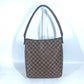 LOUIS VUITTON Shoulder Bag N51144 Damier canvas Brown Damier LoopingGM Women Used Authentic