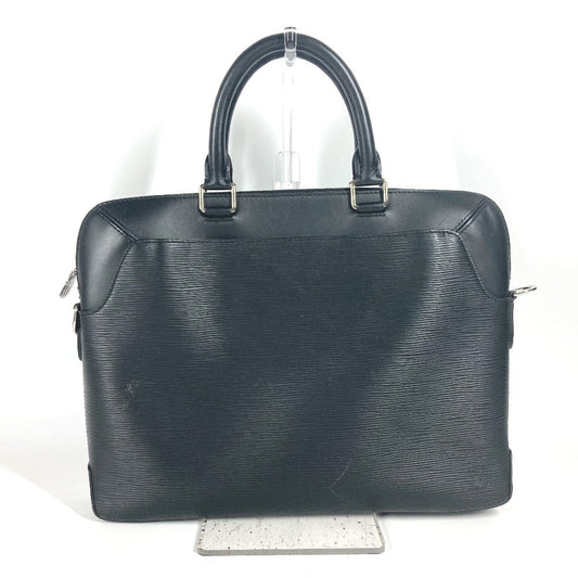 LOUIS VUITTON Business bag M51689 Epi Leather black Epi Oliver mens Used Authentic