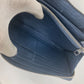 LOUIS VUITTON Long Wallet Purse M80958 Monogram Ann Platt Leather blue Monogram Ann Platt Zippy wallet Women Used Authentic