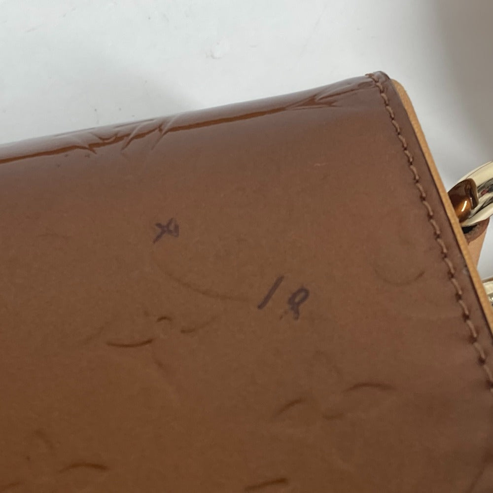 LOUIS VUITTON Shoulder Bag  M91107 Monogram Vernis Canvas Brown Monogram Vernis Christie GM Women Used Authentic